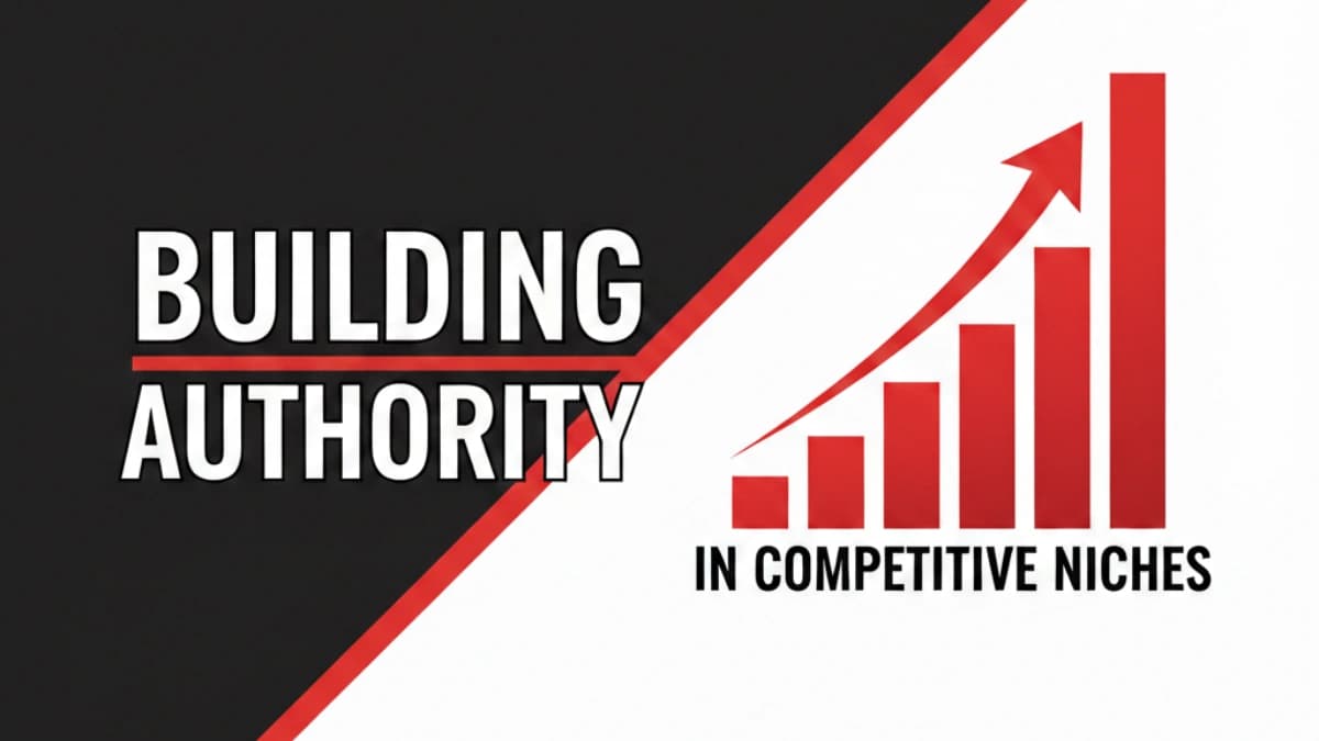 Building Authority in Competitive Niches